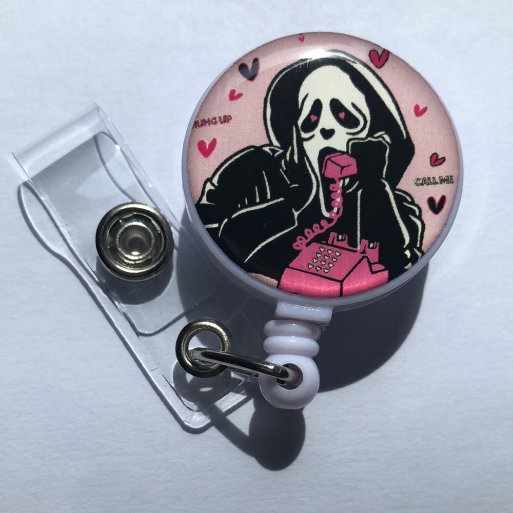 Cute badge reel ID holder
